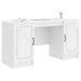 Birou Alb foarte lucios 142,5 x 50 x 75 cm Lemn prelucrat - WALTI WALTI