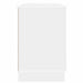 Birou Alb foarte lucios 142,5 x 50 x 75 cm Lemn prelucrat - WALTI WALTI