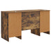Birou cu raft Stejar fumuriu 142,5 x 50 x 75 cm Lemn prelucrat - WALTI WALTI