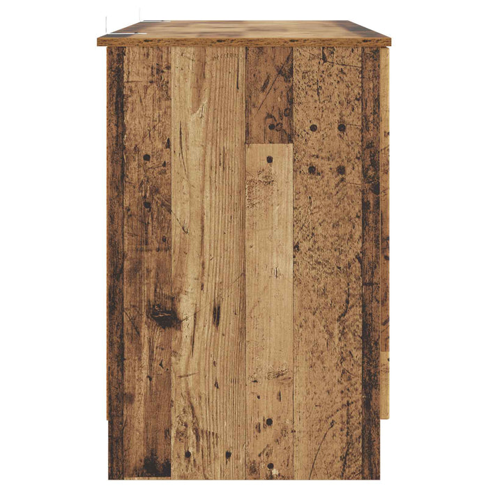 Birou cu raft Lemn vechi 142,5 x 50 x 75 cm Lemn prelucrat - WALTI WALTI