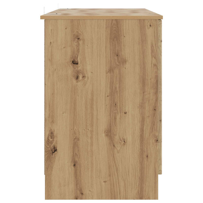 Birou cu ușă Stejar Artizanal 142,5 x 50 x 75 cm Lemn prelucrat - WALTI WALTI