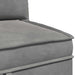 Sofa cu Depozitare Gri deschis Catifea - WALTI WALTI