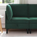 Sofa cu Depozitare Verde închis Catifea - WALTI WALTI