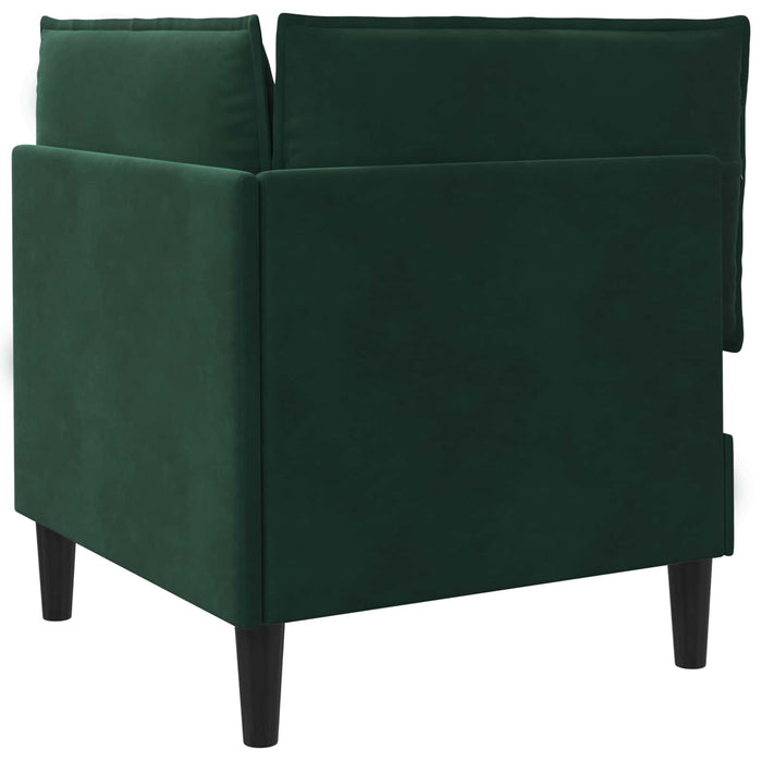 Sofa cu Depozitare Verde închis Catifea - WALTI WALTI