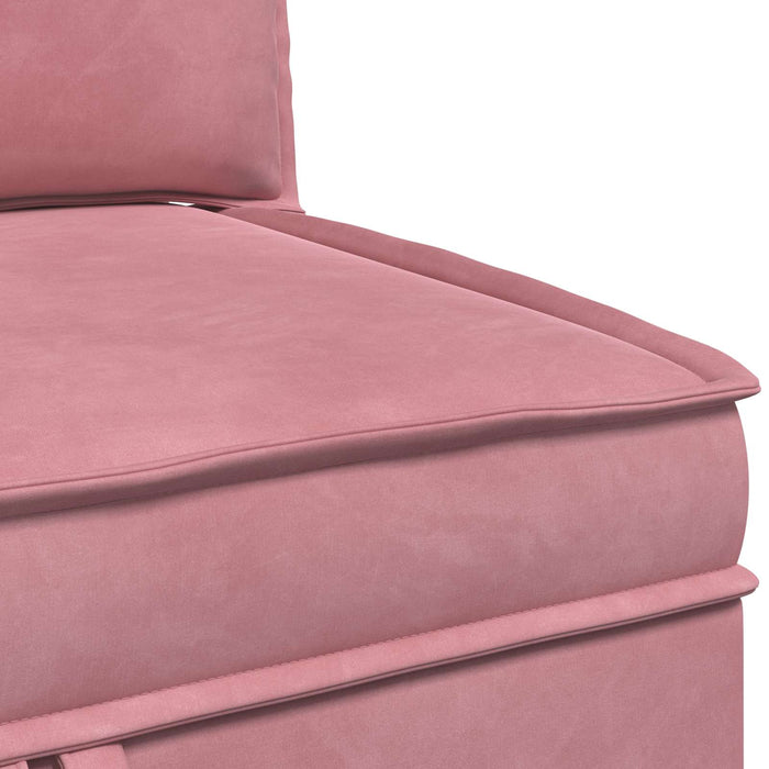 Sofa cu Depozitare Roz Catifea - WALTI WALTI