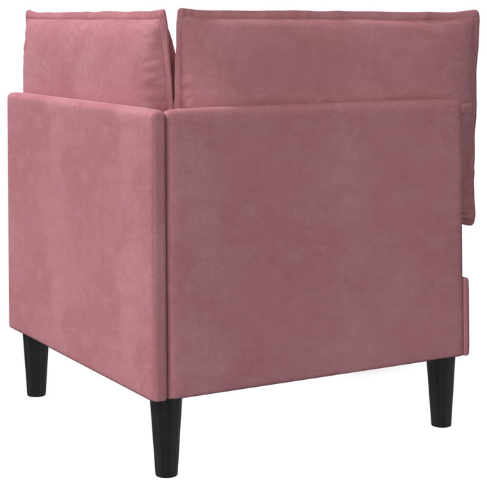 Sofa cu Depozitare Roz Catifea - WALTI WALTI