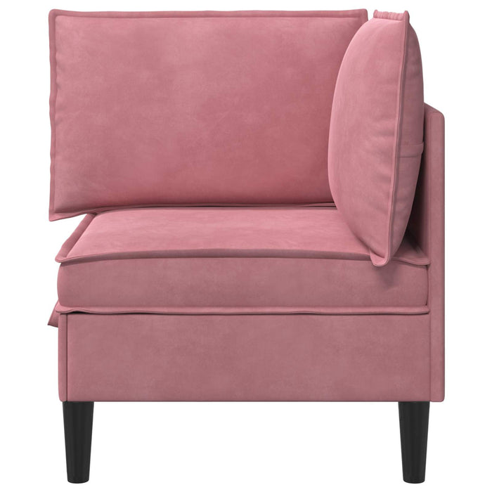 Sofa cu Depozitare Roz Catifea - WALTI WALTI