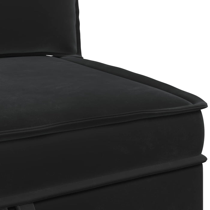 Sofa cu Depozitare Negru Catifea - WALTI WALTI