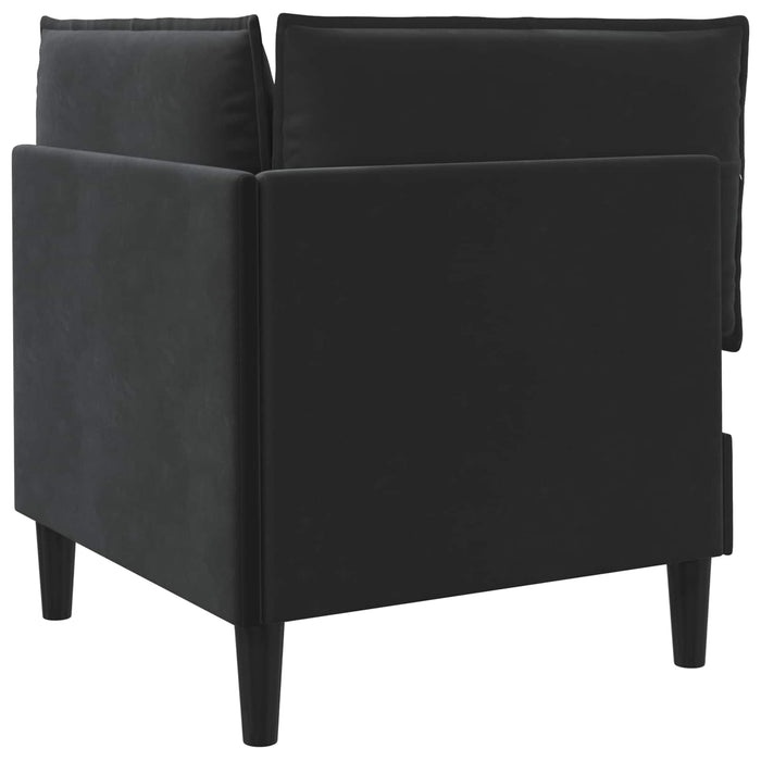 Sofa cu Depozitare Negru Catifea - WALTI WALTI