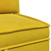 Sofa cu Depozitare Galben Catifea - WALTI WALTI