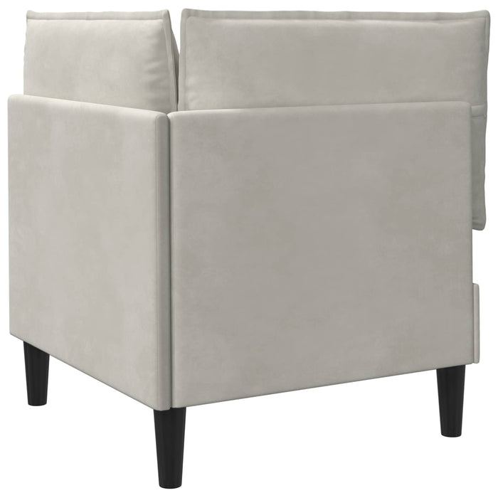 Sofa cu Depozitare Crem Catifea - WALTI WALTI