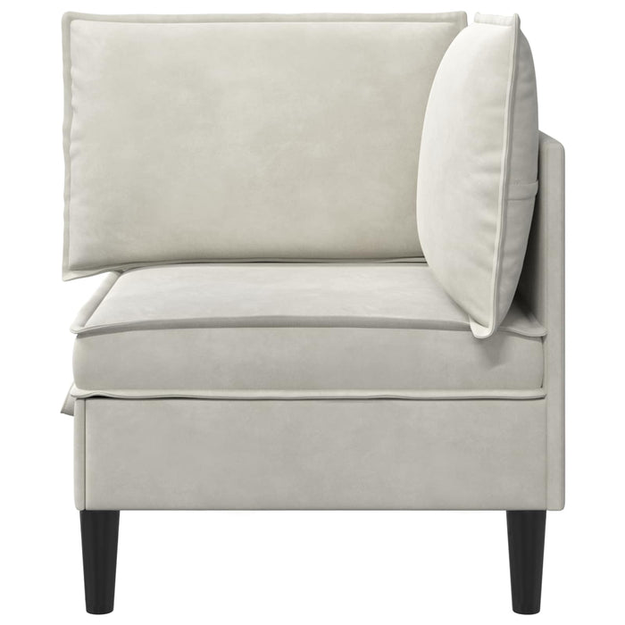 Sofa cu Depozitare Crem Catifea - WALTI WALTI