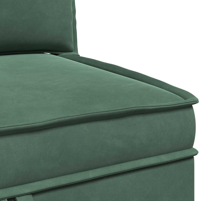Sofa cu Depozitare Verde Mării Catifea - WALTI WALTI