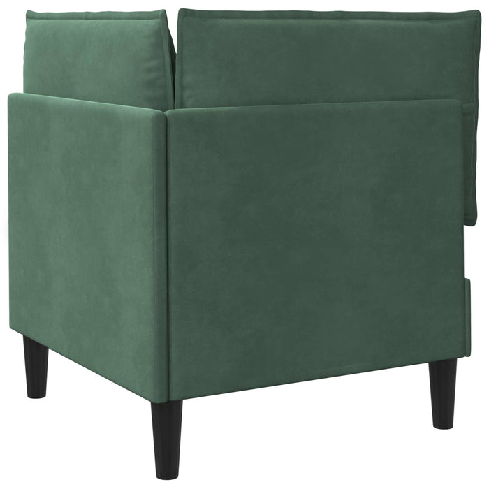 Sofa cu Depozitare Verde Mării Catifea - WALTI WALTI