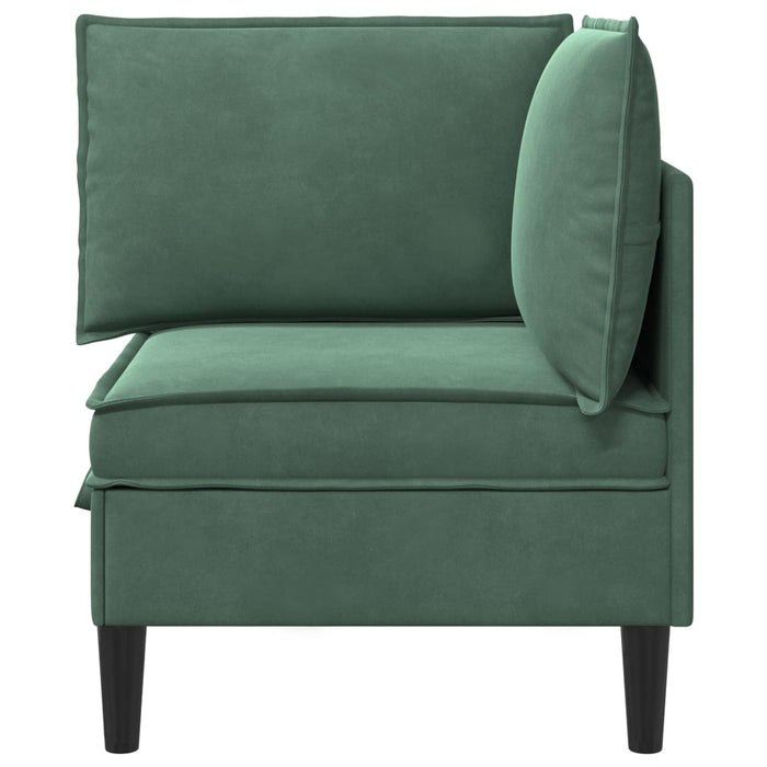 Sofa cu Depozitare Verde Mării Catifea - WALTI WALTI