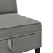 Sofa cu Depozitare Gri deschis Catifea - WALTI WALTI