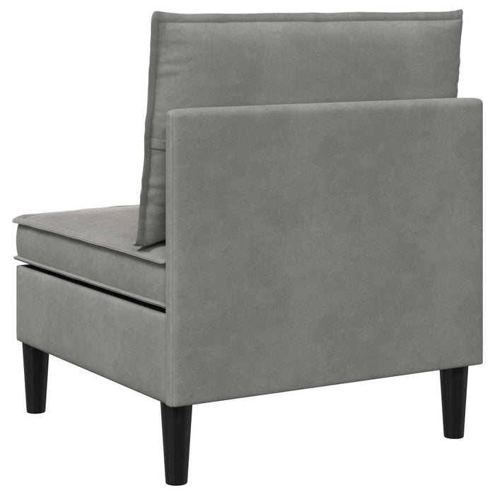 Sofa cu Depozitare Gri deschis Catifea - WALTI WALTI
