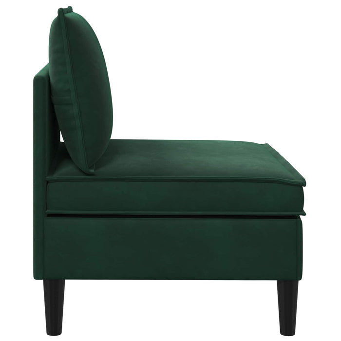 Sofa cu Depozitare Verde închis Catifea - WALTI WALTI