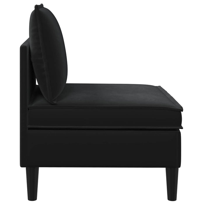 Sofa cu Depozitare Negru Catifea - WALTI WALTI