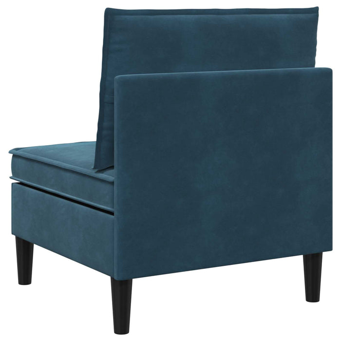 Sofa cu Depozitare albastru Catifea - WALTI WALTI