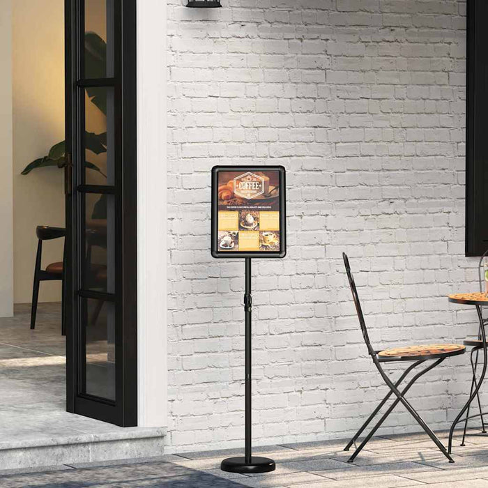 Panouri pentru Târguri Negru 30 x 25 x 128 cm Aluminiu - WALTI WALTI