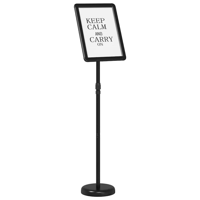 Panouri pentru Târguri Negru 30 x 25 x 128 cm Aluminiu - WALTI WALTI