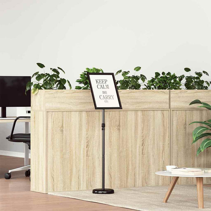 Panouri pentru Târguri Negru 25 x 25 x 125 cm Aluminiu - WALTI WALTI