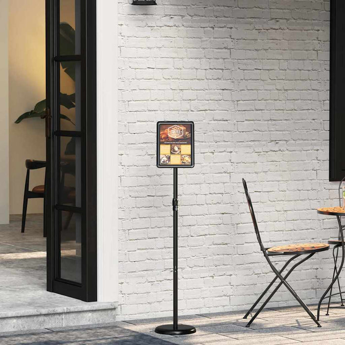 Panouri pentru Târguri Negru 25 x 25 x 125 cm Aluminiu - WALTI WALTI
