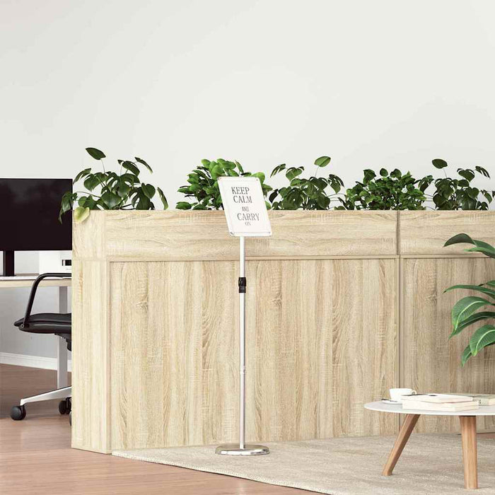 Panouri pentru Târguri Argintiu 25 x 25 x 125 cm Aluminiu - WALTI WALTI