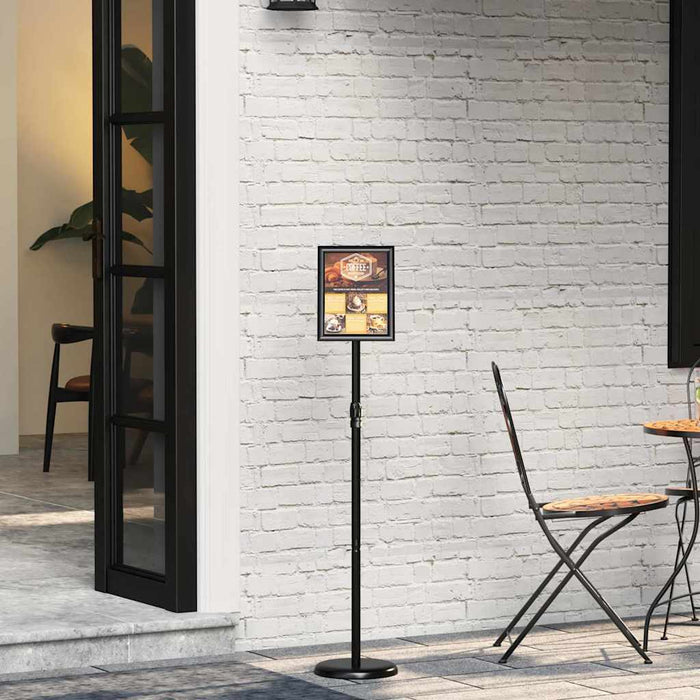 Panouri pentru Târguri Negru 25 x 25 x 125 cm Aluminiu - WALTI WALTI
