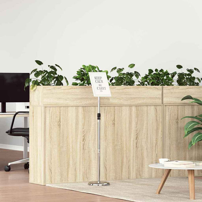 Panouri pentru Târguri Argintiu 25 x 25 x 125 cm Aluminiu - WALTI WALTI