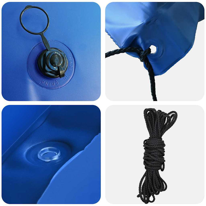 Pillow de Piscină albastru 400 x 200 x 140 cm PVC - WALTI WALTI