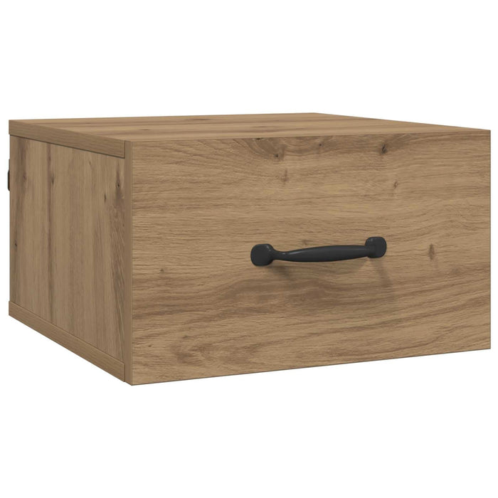 Dulap de noapte Stejar artizanal 35 x 35 x 20 cm Lemn compozit - WALTI WALTI