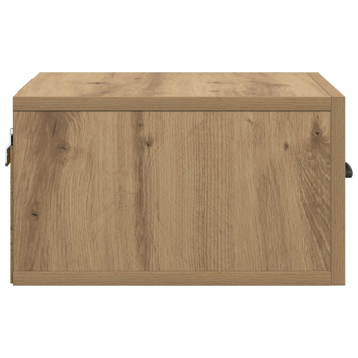 Dulap de noapte Stejar artizanal 35 x 35 x 20 cm Lemn compozit - WALTI WALTI