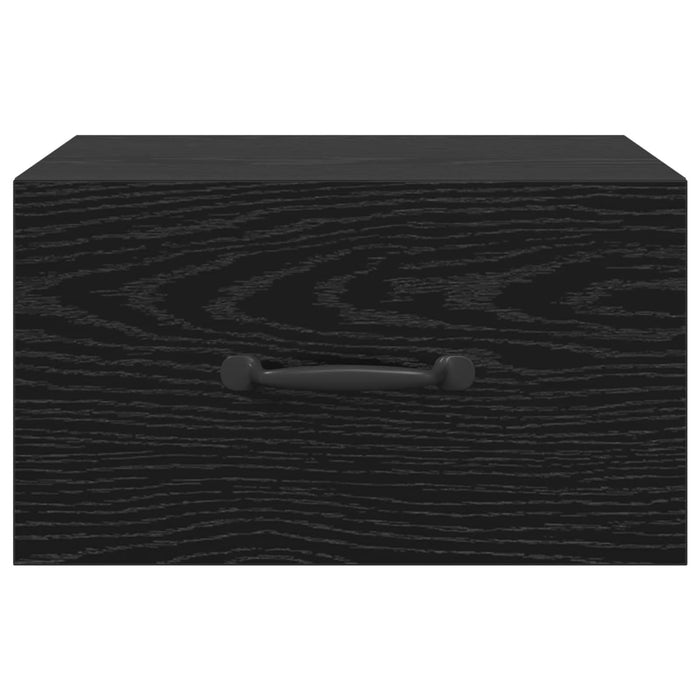 Dulap de noapte Stejar Negru 35 x 35 x 20 cm Lemn compozit - WALTI WALTI
