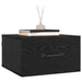 Dulap de noapte Stejar Negru 35 x 35 x 20 cm Lemn compozit - WALTI WALTI