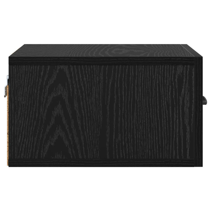 Dulap de noapte Stejar Negru 35 x 35 x 20 cm Lemn compozit - WALTI WALTI