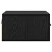 Dulap de noapte Stejar Negru 35 x 35 x 20 cm Lemn compozit - WALTI WALTI