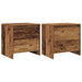 Dulap de noapte Lemn vechi 45 x 34 x 44,5 cm Lemn compozit - WALTI WALTI