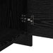 Dulap de noapte Stejar Negru 45 x 34 x 44,5 cm Lemn compozit - WALTI WALTI