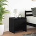 Dulap de noapte Stejar Negru 45 x 34 x 44,5 cm Lemn compozit - WALTI WALTI