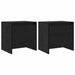 Dulap de noapte Stejar Negru 45 x 34 x 44,5 cm Lemn compozit - WALTI WALTI