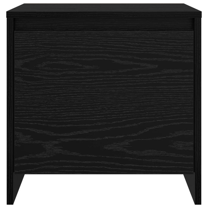 Dulap de noapte Stejar Negru 45 x 34 x 44,5 cm Lemn compozit - WALTI WALTI