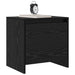 Dulap de noapte Stejar Negru 45 x 34 x 44,5 cm Lemn compozit - WALTI WALTI