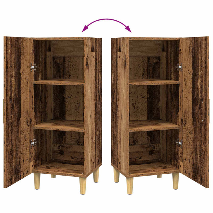 Bufet Lemn Vechi 34,5 x 34 x 90 cm Lemn compozit - WALTI WALTI