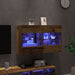 Dulap TV de perete Lemn Vechi 98,5 x 30 x 60,5 cm Lemn compozit - WALTI WALTI