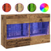 Dulap TV de perete Lemn Vechi 98,5 x 30 x 60,5 cm Lemn compozit - WALTI WALTI
