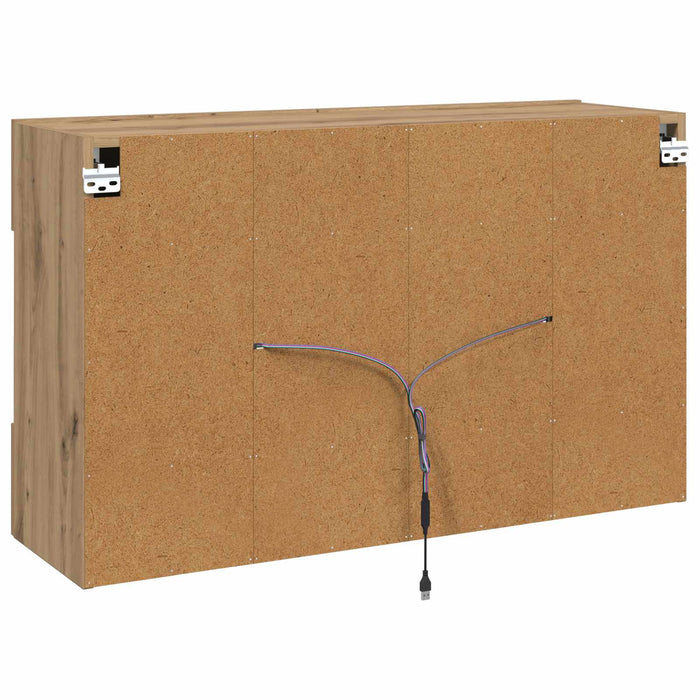 Dulap TV de perete Stejar Artizanal 98,5 x 30 x 60,5 cm - WALTI WALTI