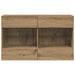 Dulap TV de perete Stejar Artizanal 98,5 x 30 x 60,5 cm - WALTI WALTI