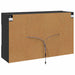 Dulap TV de perete Pe perete Stejar Negru 98,5 x 30 x 60,5 cm - WALTI WALTI